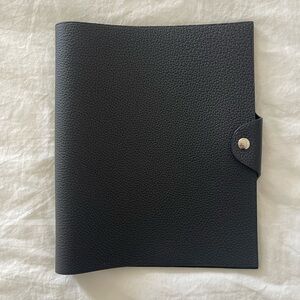 Hermes - ULYSSE MM NOTEBOOK COVER - Noir/Black - BRAND NEW